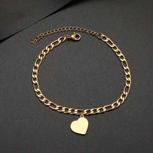 RETAIL PRICE: R 1 599 (NEVER FADE) Titanium "Heart" Bracelet 18 cm (SILVER ONLY)