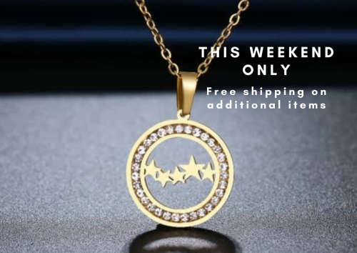 RETAIL PRICE: R 1099 (NEVER FADE) Titanium  "Stars" Necklace 45 cm  (SILVER ONLY)