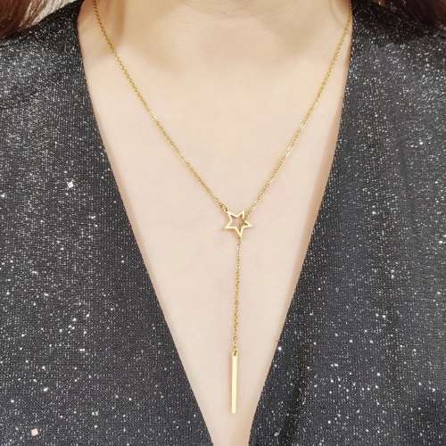 Retail Price: R 1 499 (NEVER FADE) Titanium "Star & Stick" Necklace 60 cm (SILVER ONLY)