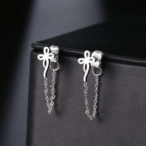 Titanium `Flower` (NEVER FADE) Earrings (SILVER ONLY)