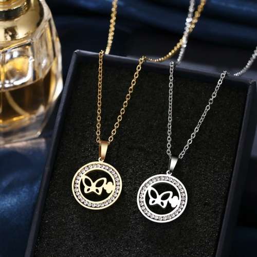 Retail Price:R1 499 (NEVER FADE) Titanium Butterfly Necklace  45 cm (SILVER ONLY)