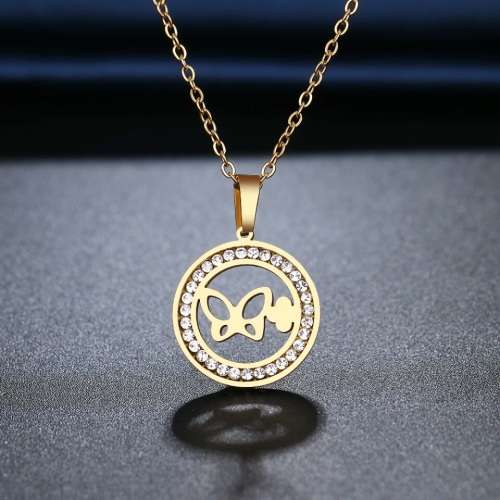 Retail Price:R1 499 (NEVER FADE) Titanium Butterfly Necklace  45 cm (SILVER ONLY)