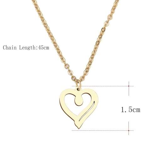Retail Price:R1 099 (NEVER FADE)Titanium Heart Necklace 45 cm (SILVER ONLY)
