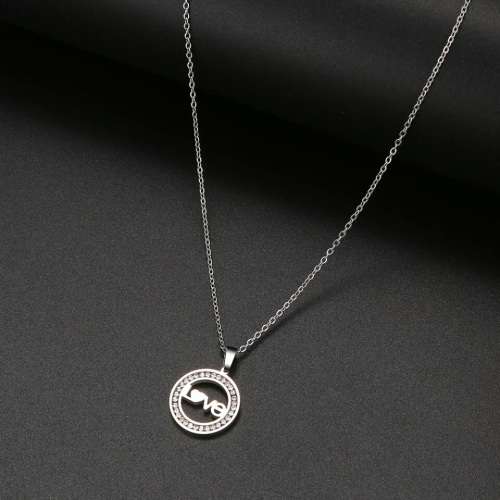 Retail Price:R1 099 (NEVER FADE)Titanium Love Necklace 45 cm (SILVER ONLY)