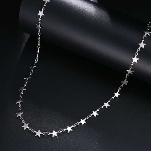 RETAIL PRICE:R1 099 (NEVER FADE) Titanium Stars Necklace 60cm (SILVER ONLY)