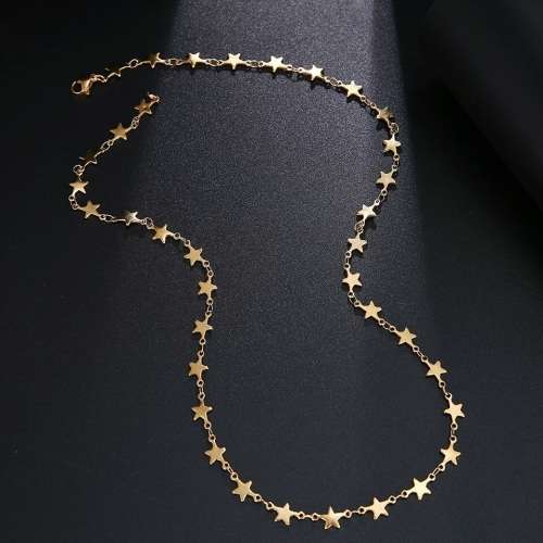 RETAIL PRICE:R1 099 (NEVER FADE) Titanium Stars Necklace 60cm (SILVER ONLY)