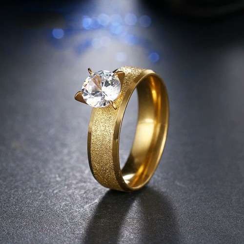 Retail Price: R 2 699 Titanium (NEVER FADE) Ring With Simulated Diamond Size 10 US (SILVER ONLY)