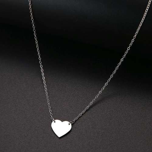 Retail Price: R 1 499 (NEVER FADE) Titanium ` Heart` Necklace 45 cm (SILVER ONLY)
