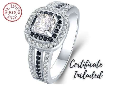 *925 STERLING SILVER 0.75CT MOISSANITE RING*