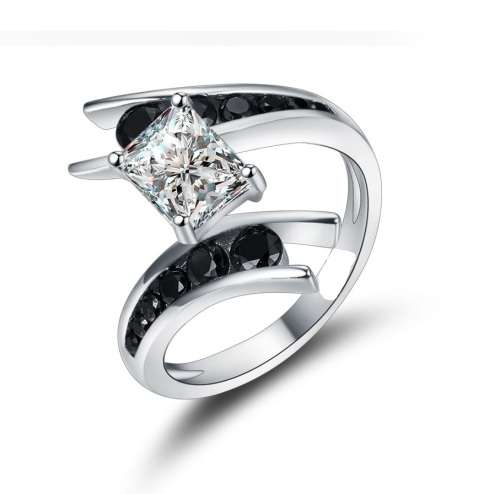 *925 STERLING SILVER 1.25 CT GORGEOUS TENSION SETTING RING*