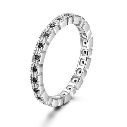 *SOLID 925 STERLING SILVER ETERNITY RING *