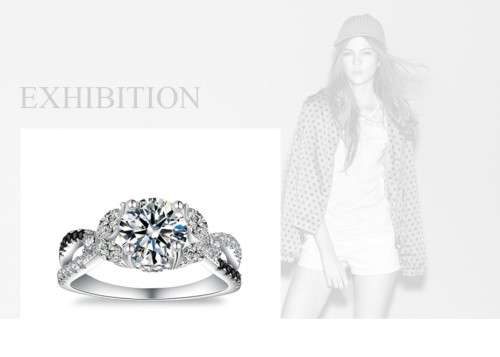 *1.25ct SOLID 925 STERLING SILVER INFINITY RING*