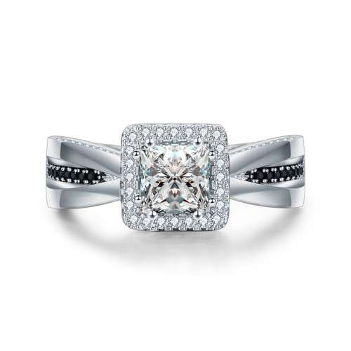 * 1.5 CT SOLID 925 STERLING SILVER RING*