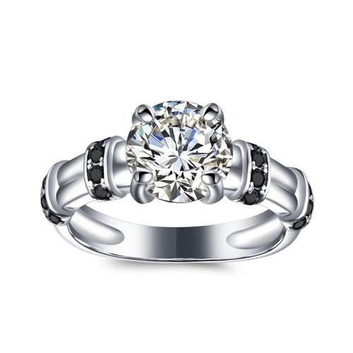 * 2 CT SOLID 925 STERLING SILVER RING*