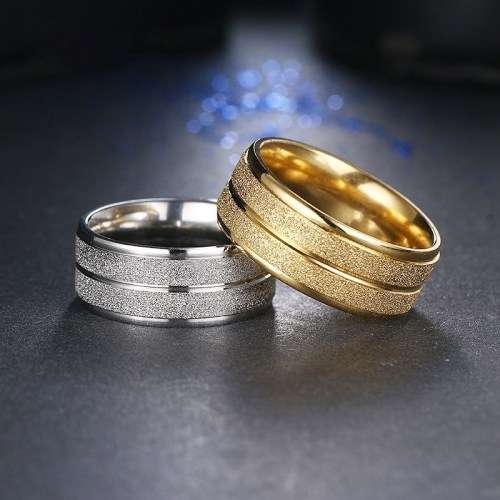 TITANIUM (NEVER FADE) 8 mm Men's Ring (SILVER ONLY)