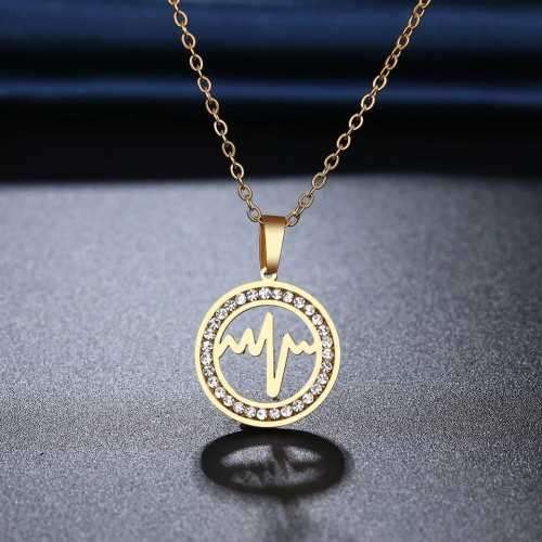 Retail Price R999 TITANIUM (NEVER FADE) "HEARTBEAT" Necklace 45cm (SILVER ONLY)