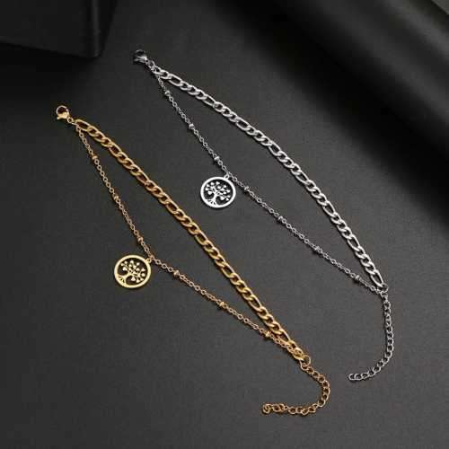 TITANIUM (NEVER FADE) Tree of Love Bracelet 20cm (SILVER ONLY)