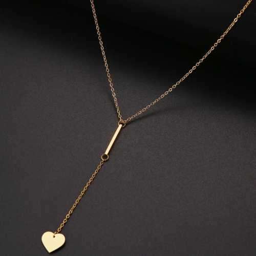 TITANIUM (NEVER FADE) HEART Necklace 45cm (SILVER ONLY)