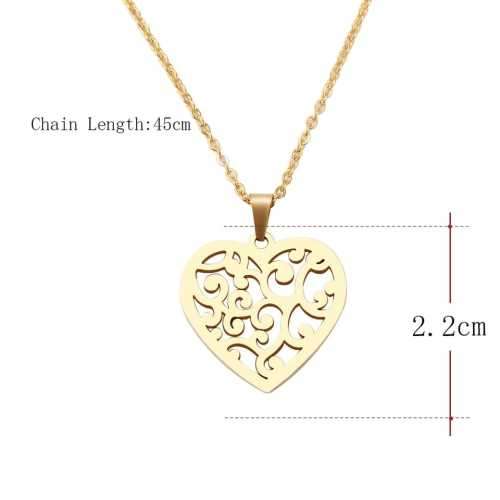 Retail Price R899 TITANUIM (NEVER FADE) PATTERN HEART Necklace 45cm (SILVER ONLY)