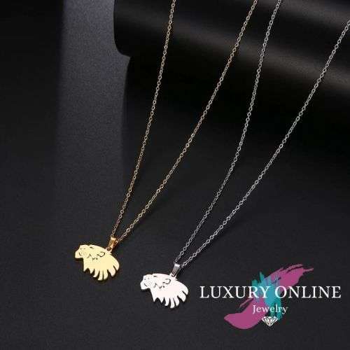 TITANIUM (NEVER FADE) LION Necklace 45cm (SILVER ONLY)