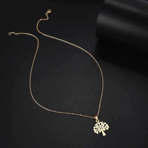 TITANIUM (NEVER FADE) TREE OF LIFE Necklace 45cm (SILVER ONLY)