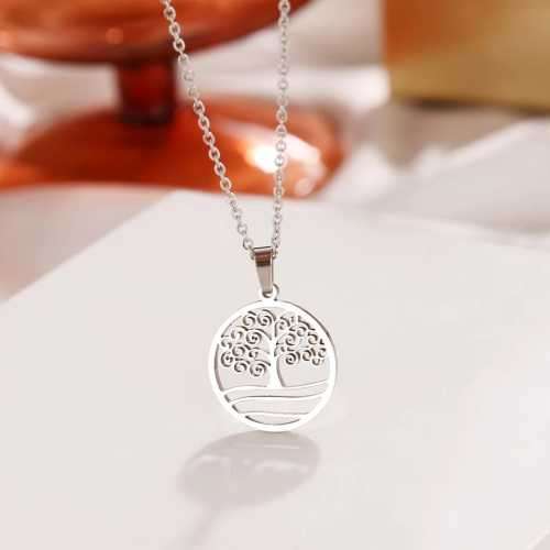 TITANIUM (NEVER FADE) TREE Necklace 45cm (GOLD ONLY)
