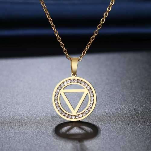 Retail Price R999 TITANIUM (NEVER FADE) TRIANGLE Necklace 45cm (SILVER ONLY)