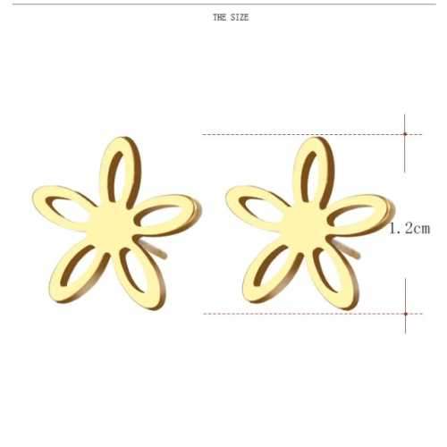 Retail Price R649 TITANIUM (NEVER FADE) FLOWER Earrings (GOLD ONLY)