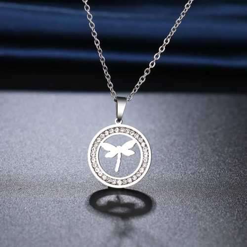 Retail Price R999 TITANIUM (NEVER FADE) DRAGONFLY Necklace 45cm (SILVER ONLY)