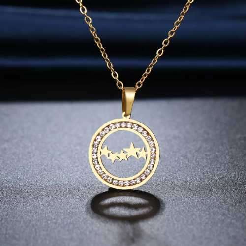 Retail Price R999 TITANIUM (NEVER FADE) FIVE STARS Necklace  45cm (SILVER ONLY)