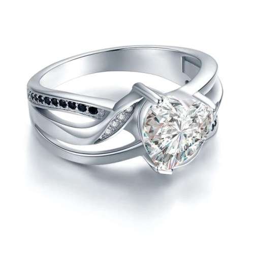 Retail Price R3299  2.0CT SOLID 925 STERLING SILVER RING SIZE 6 US