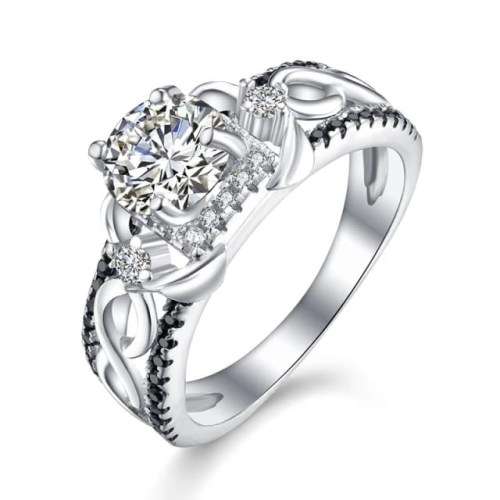 Retail Price R2899 1.5CT SOLID 925 STERLING SILVER RING SIZE 8 US