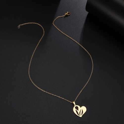 TITANIUM (NEVER FADE) HEART Necklace 45cm (SILVER ONLY)
