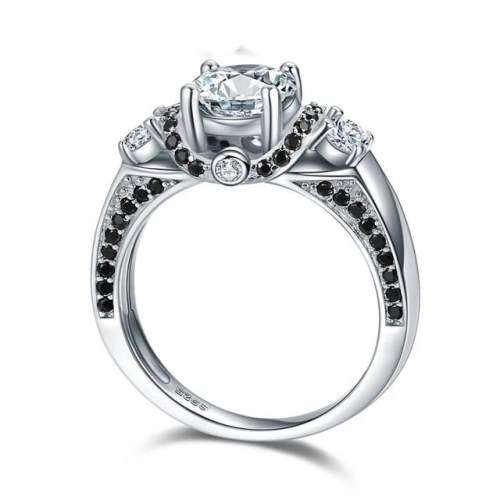 *CLEARANCE SALE* 2 CT SOLID 925 STERLING SILVER MODERN RING SIZE 6 US