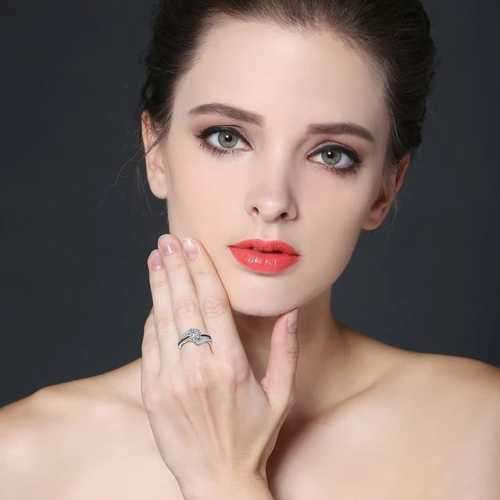 *CLEARANCE SALE* 1.5 CT SOLID 925 STERLING SILVER MODERN RING SIZE 7 US