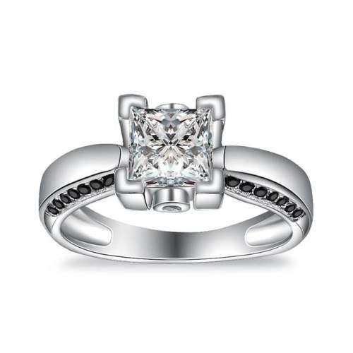 Retail Price R2799 1.25 CT SOLID 925 STERLING SILVER MODERN RING SIZE 7 US
