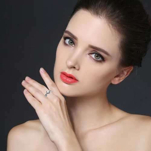 *CLEARANCE SALE* 2CT SOLID 925 STERLING SILVER MODERN RING SIZE 8 US