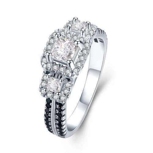 *CLEARANCE SALE* 2CT SOLID 925 STERLING SILVER MODERN RING SIZE 8 US