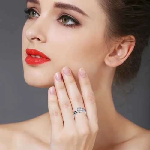 *CLEARANCE SALE* 1.5CT SOLID 925 STERLING SILVER MODERN RING SIZE 9 US