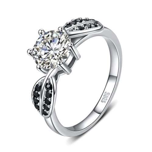 *CLEARANCE SALE* 1.5CT SOLID 925 STERLING SILVER MODERN RING SIZE 9 US