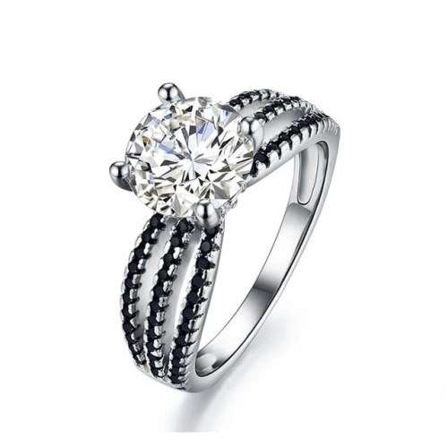 Retaill Price R3299 2CT SOLID 925 STERLING SILVER MODERN RING SIZE 9 US