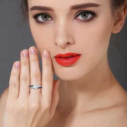 *CLEARANCE SALE* 2CT SOLID 925 STERLING SILVER MODERN RING SIZE 9 US