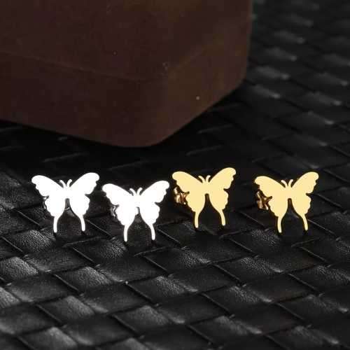 Retail Price R699 TITANIUM (NEVER FADE) BUTTERFLY EARRINGS (GOLD ONLY)