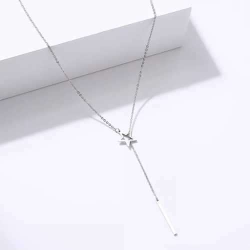 Retail Price R1299 TITANUIM (NEVER FADE) HOLLOW STAR Necklace (SILVER ONLY)