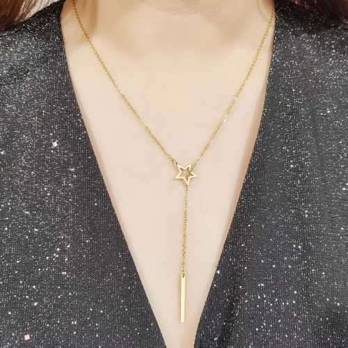 Retail Price R1299 TITANUIM (NEVER FADE) HOLLOW STAR Necklace (SILVER ONLY)