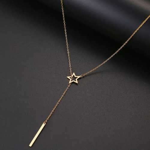 Retail Price R1299 TITANUIM (NEVER FADE) HOLLOW STAR Necklace (SILVER ONLY)