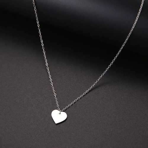 Retail Price R999 TITANUIM (NEVER FADE) SOLID HEART Necklace 45cm (SILVER ONLY)