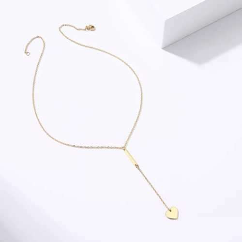 Retail Price R1399 TITANIUM (NEVER FADE) SOLID HEART Necklace  (GOLD ONLY)