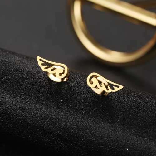 Retail Price R649 TITANIUM (NEVER FADE) ANGEL WINGS Earrings (GOLD ONLY)