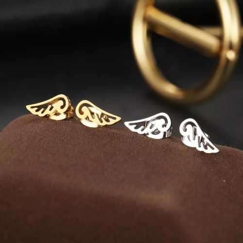Retail Price R649 TITANIUM (NEVER FADE) ANGEL WINGS Earrings (GOLD ONLY)